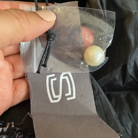 NWT Black and Navy Tweed Blazer - Picture 4 of 4